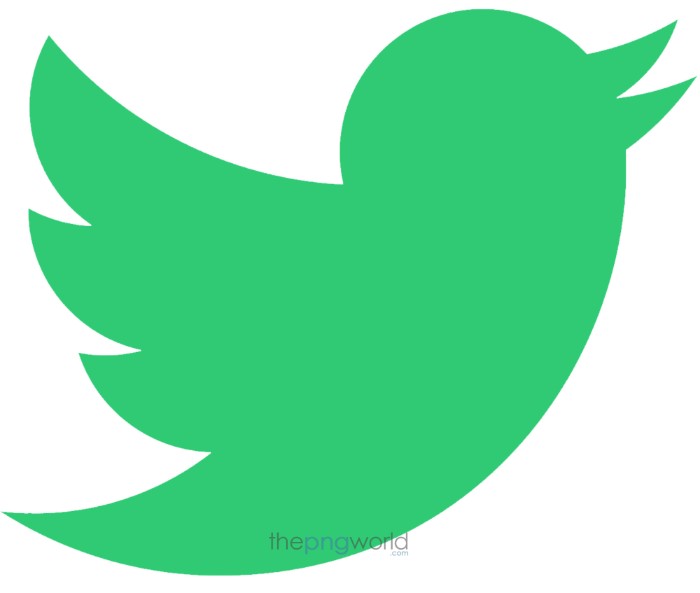 Twitter Logo Green PNG twitter logo,twitter,green,bird,social media,vector,png,transparent background
